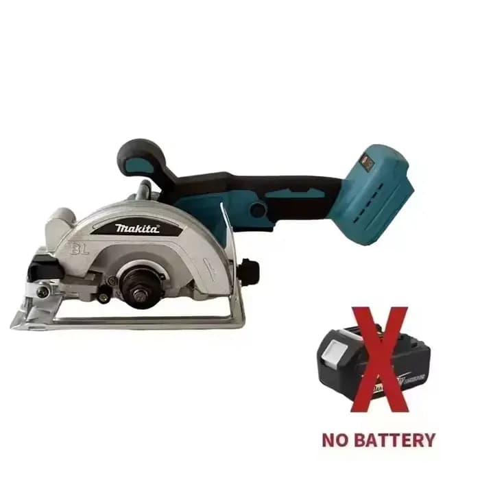 Scie circulaire sans fil Makita 125 mm (5 pouces) à moteur sans balais pour la découpe du bois, outi
