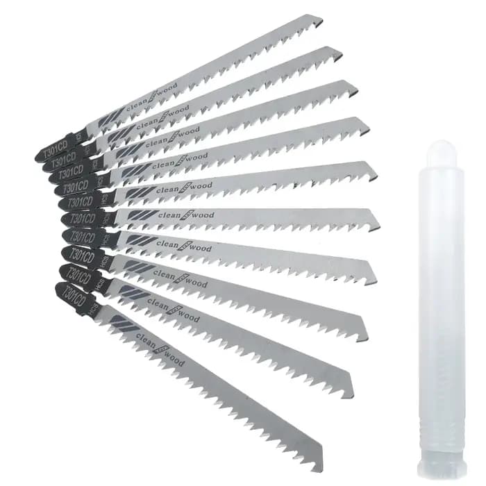Jeu de lames de scie sauteuse T301CD, arbre en T HCS, pour le bois, le plastique, la coupe du métal,