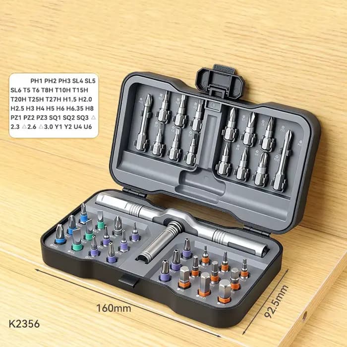 Jeu de tournevis à cliquet multifonction, embouts magnétiques multiples, mini kit d'outils de répara