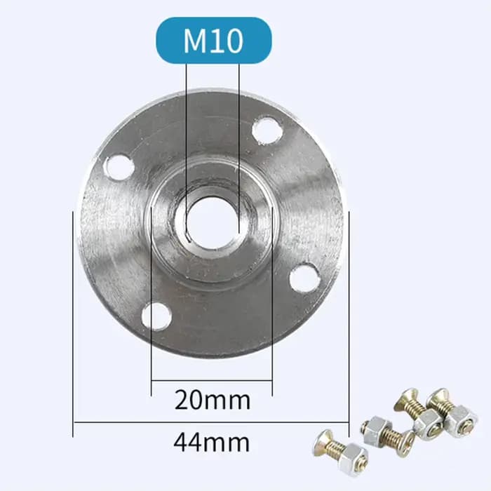 Bride en acier au carbone M10 pour M14 pour M16 pour connecter un disque de coupe de lame de scie av