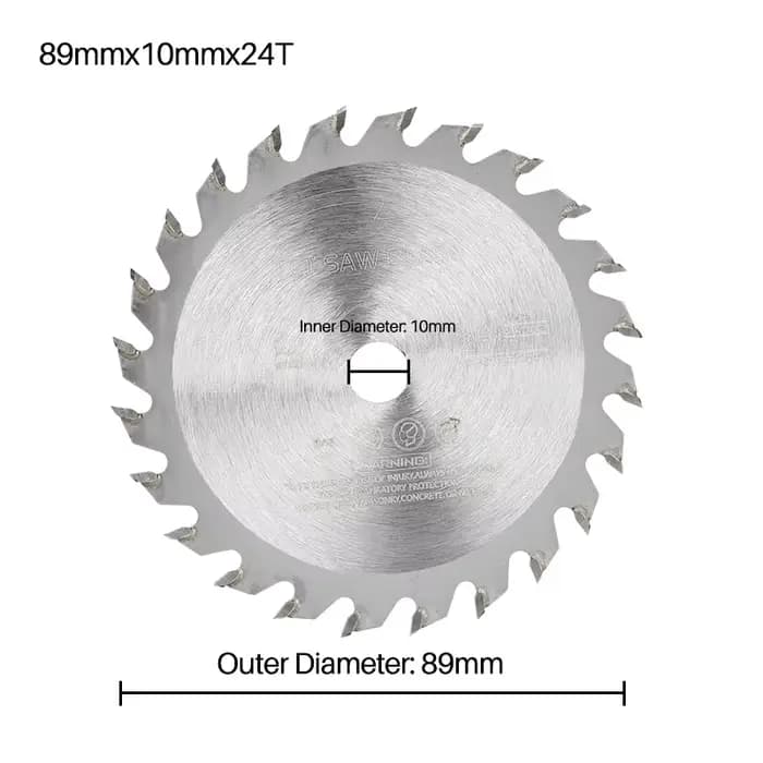 XLilTCT-Lame de Scie Circulaire à Pointe en Carbure, Disque de Coupe du Bois, PVC, Plastique, Outils