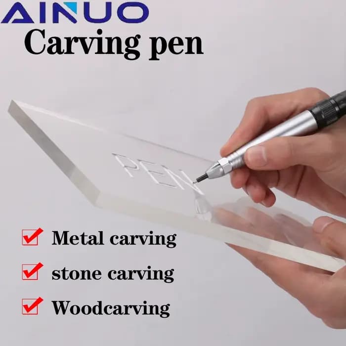 Micro broyeur à Air, Mini stylo de gravure pneumatique, outil de lettrage, polissage multifonctionne