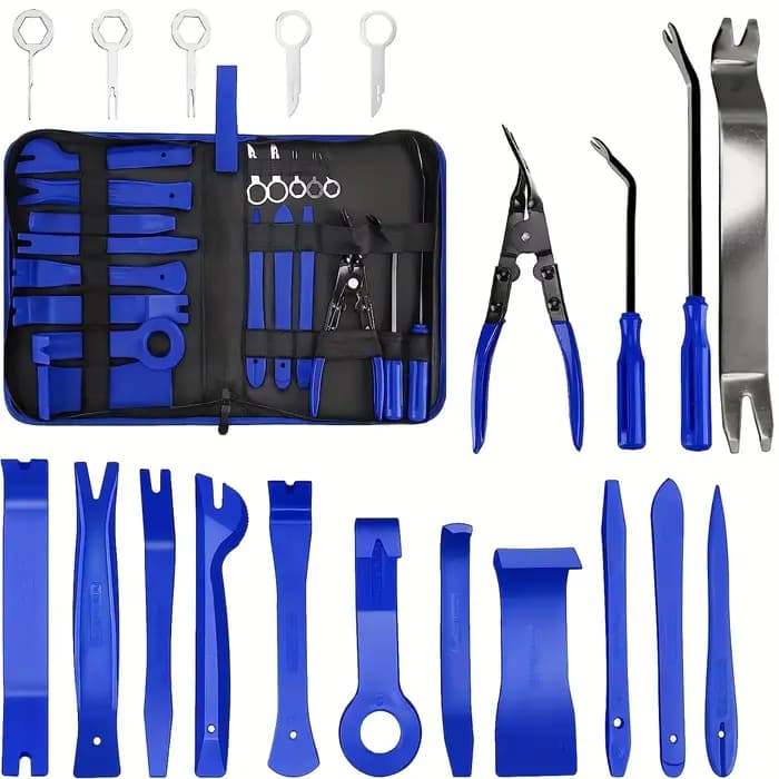 Ensemble d'outils de retrait de garniture et pince à Clip, dissolvant de rembourrage, ensemble de re