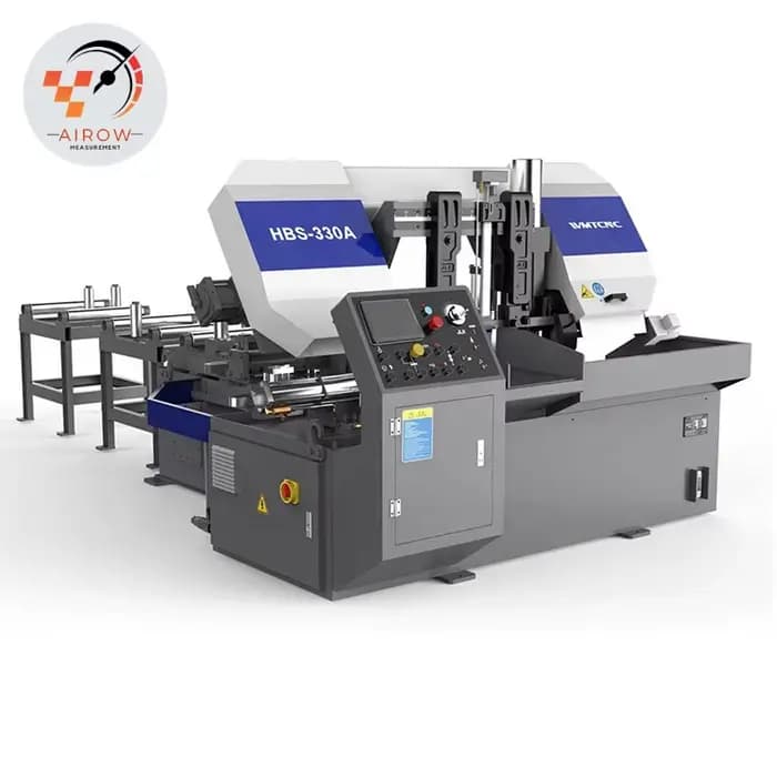 Scie à ruban Airow Efficiency Safe HBS-330A pour tuyaux en fer, poutres et métaux, à prix compétitif