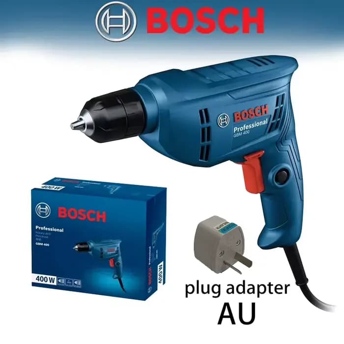 Nouvelle perceuse Bosch GBM 400, moteur à couple élevé, conception compacte pour les espaces restrei