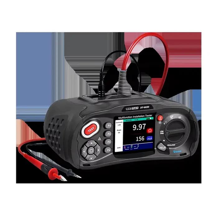 Testeur d'installation multifonction avec écran LCD couleur TFT de 3,5 pouces, testeur de tension, d