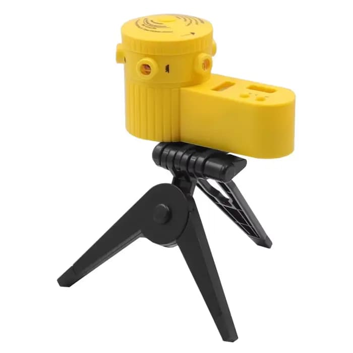 Niveau laser multifonction 4 en 1, règle de mesure laser domestique avec trépied rotatif, outils de 