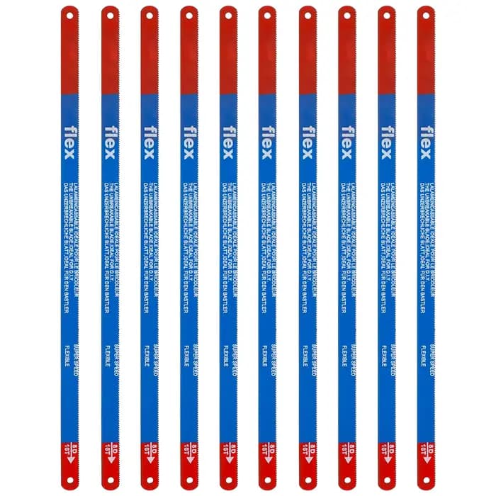 10 pièces lame de scie à métaux 300mm 18 dents lames de scie à main M35 lame de scie sauteuse de rem
