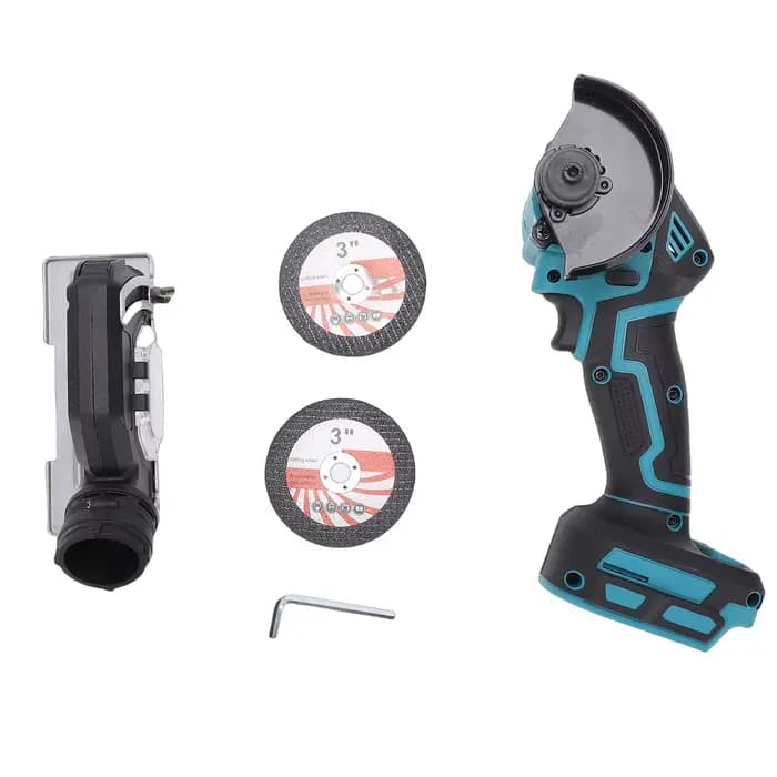 Scie circulaire miniature sans fil avec lames de 3 pouces et cache-poussière, scie électrique pour l
