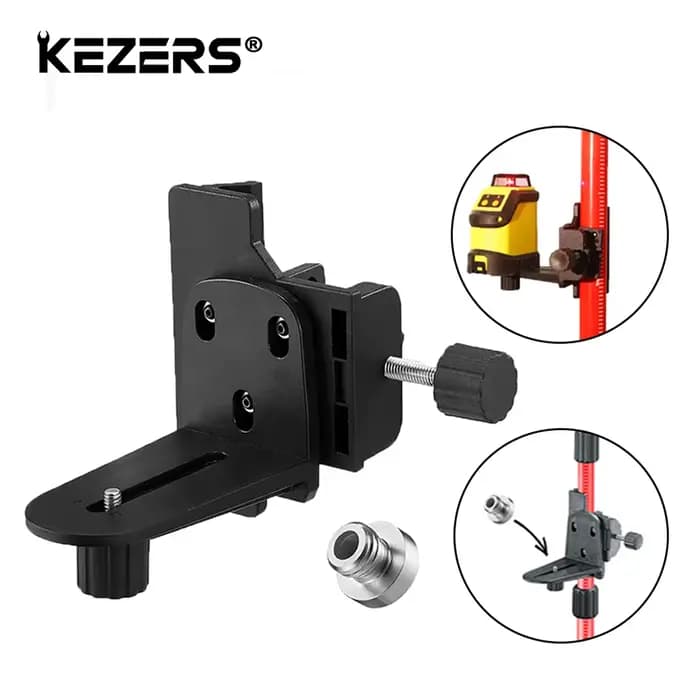KEZERS – support de niveaux Laser multifonctionnels, pince/support, interface 1/4 ou 5/8 pouces 360 