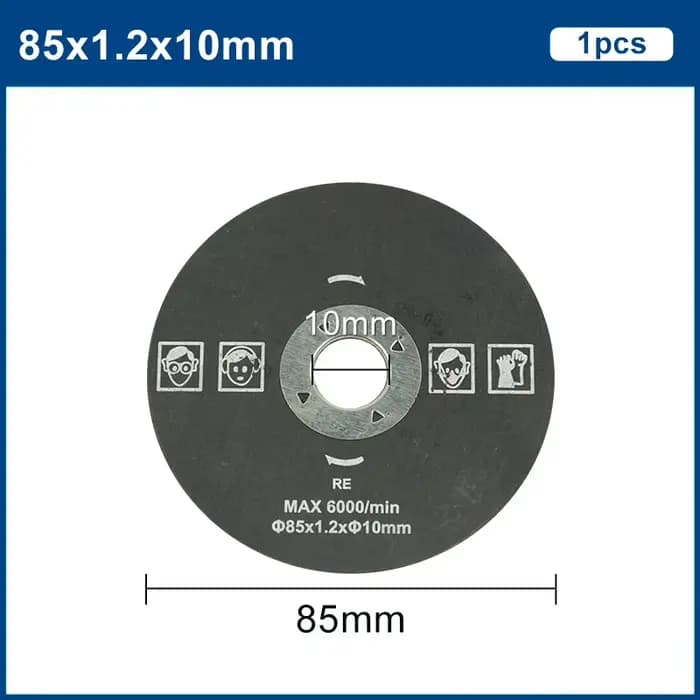 XCAN 1/3/5 pièces 85mm lames de scie circulaire meule en résine lame de scie pour le travail du bois