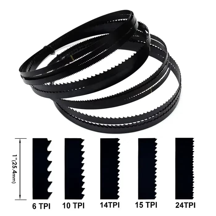 Lames de scie à ruban TASP 1400 1425 2240 1575 1712 1730 1790 2240 2375mm lame
