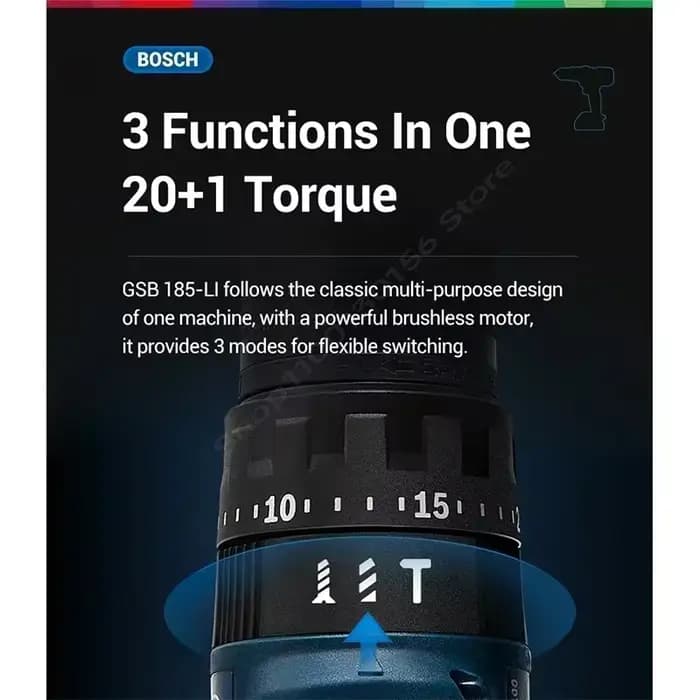 Perceuse à percussion sans fil Bosch GSB 185-LI 18V