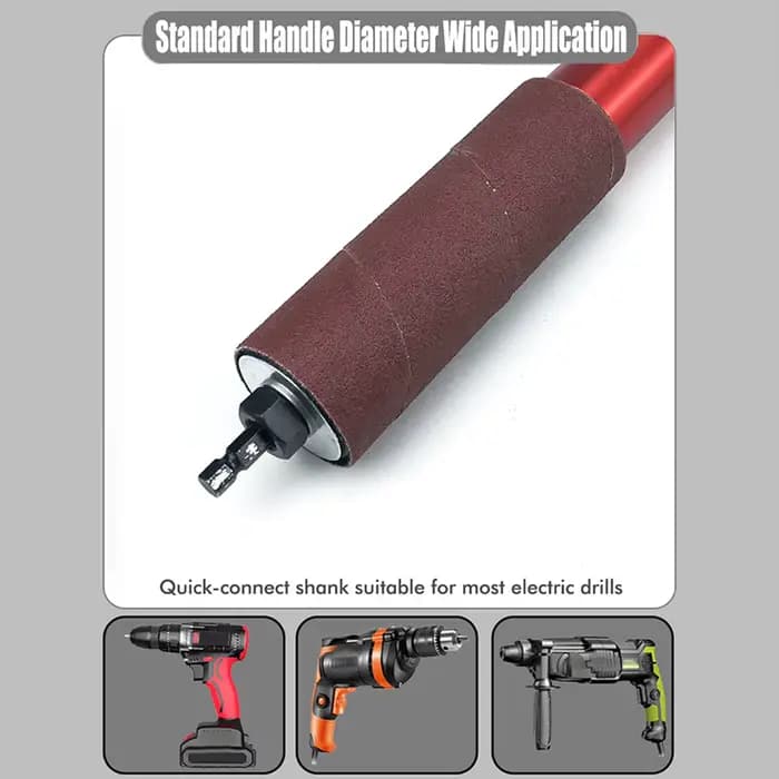 Adaptateur de ponceuse à broche 1,5 pouce, mandrin en alliage d'aluminium, kit de mandrin de ponçage pour perceuse, pour bois et métal