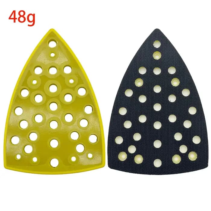 Tampon de polissage 100x148 mm avec 32 trous pour ponceuse triangulaire