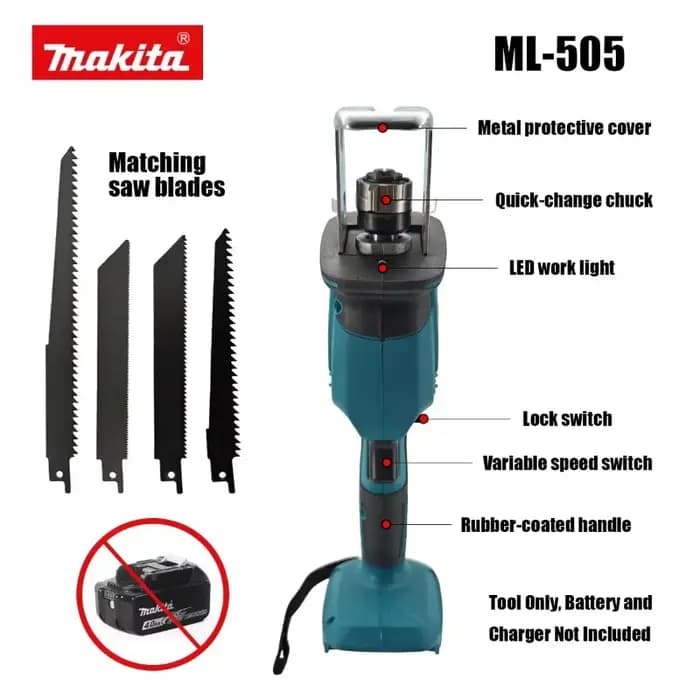 Scie sauteuse sans fil Makita