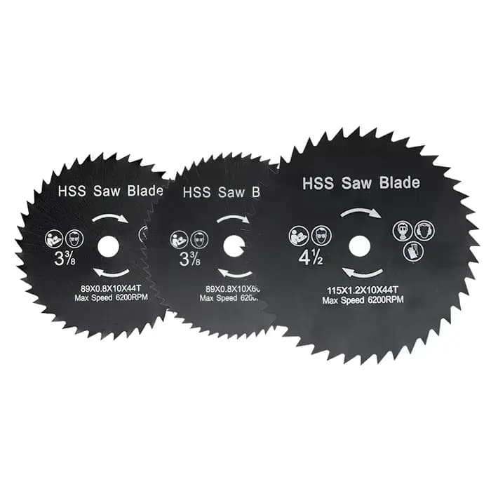 XCAN 1 pièce 89/115mm HSS lame de scie circulaire disque de coupe du bois 44T 66T Mini