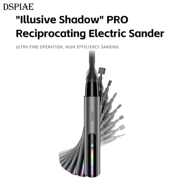 DSPIAE ES-A PRO ponceuse électrique alternative améliorée "Illusive Shadow" PRO pour l'assemblage de modèles Gundam outils de stylo de meulage de loisirs