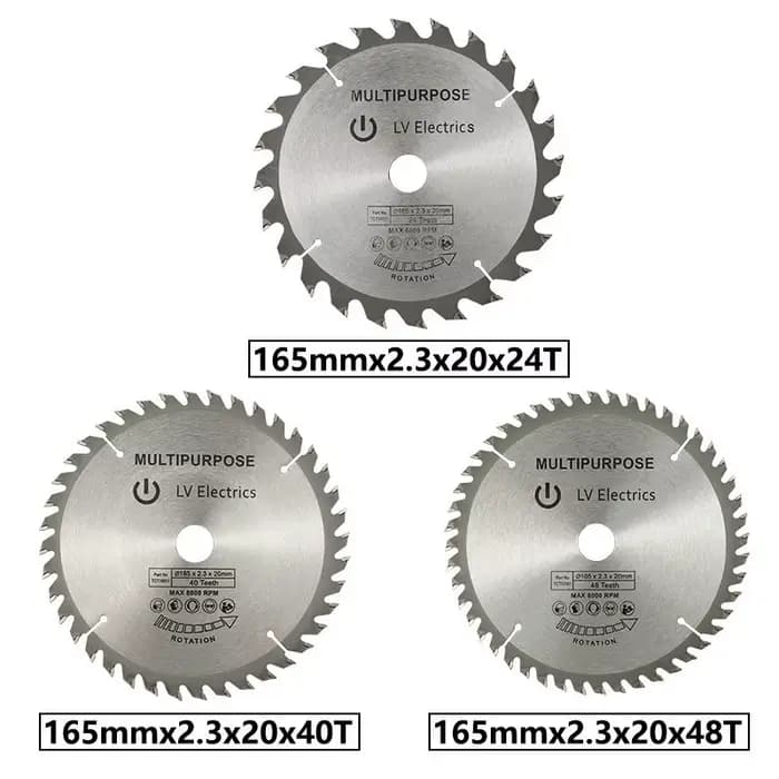 Lame de scie circulaire TCT CMCP 165 mm 24/40/48/60T