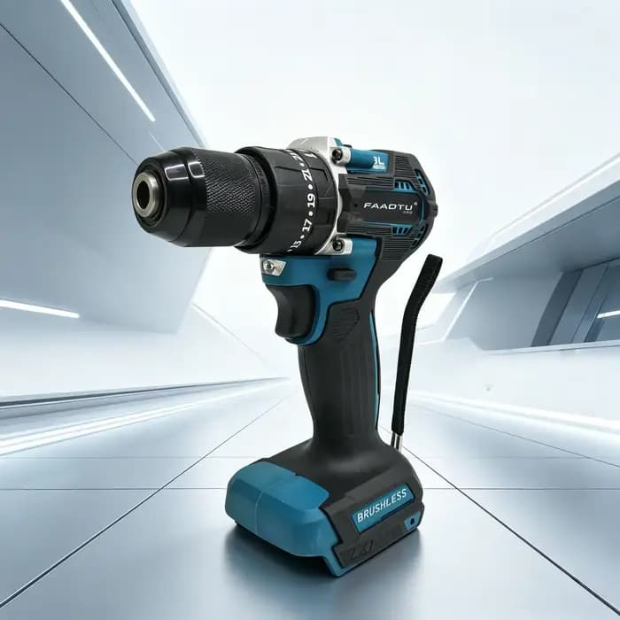 Perceuse électrique FAAOTU 487-10mm - Qualité MT, multifonctionnelle pour le bois/métal/béton, compatible avec les batteries MT