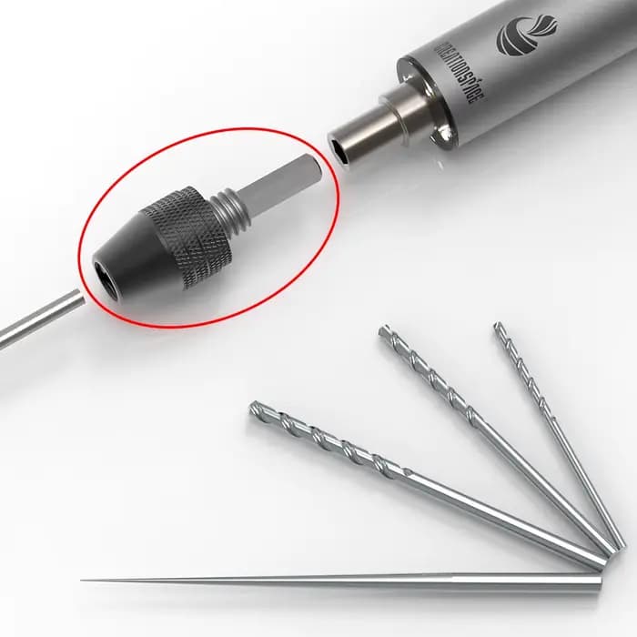 1.5-2.5mm changement rapide poignée hexagonale trois mâchoires auto centrage foret hélicoïdal mandrin 6.35mm meuleuse électrique perceuse mandrin outil