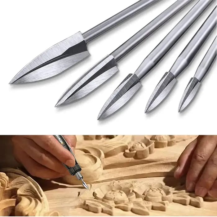Outils de sculpture sur bois, accessoires de perceuse à graver, mèche, artisanat du bois, meulage du bois, outil de bricolage, montage universel pour outils rotatifs