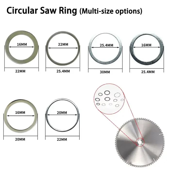 Anneau de scie circulaire 16/20/22/25.4/30/32mm