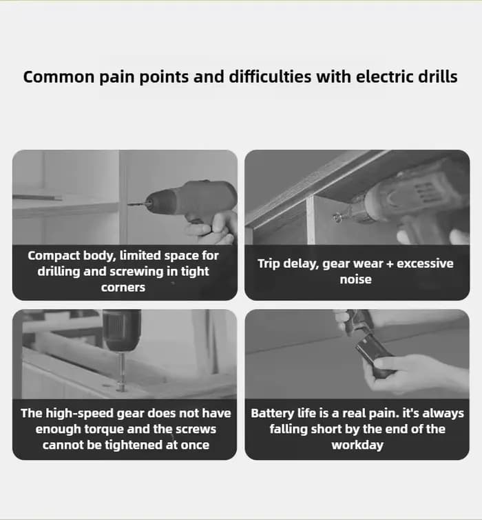 Perceuse électrique sans fil WORX 12V 50Nm 1800 tr/min Embrayage intelligent Arrêt automatique Moteur sans balais
