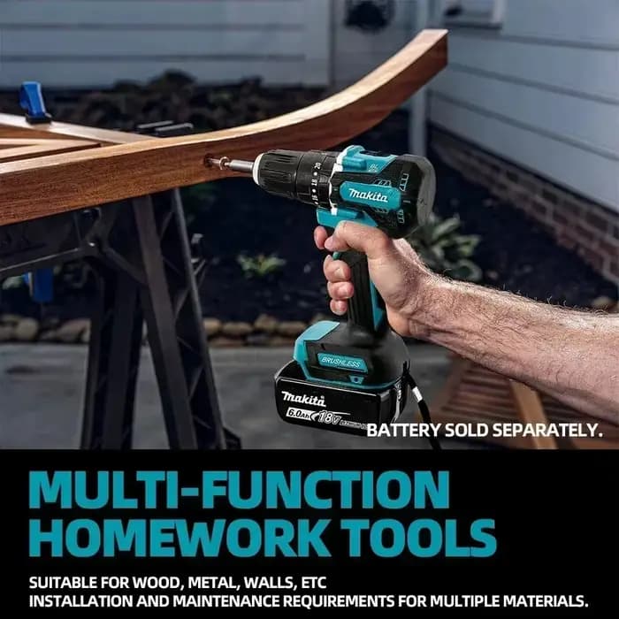 Perceuse-visseuse sans fil compacte Makita DDF487 18V LXT