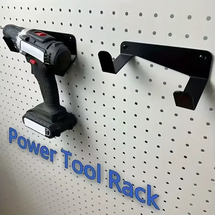 Support métallique pour outils électriques mural