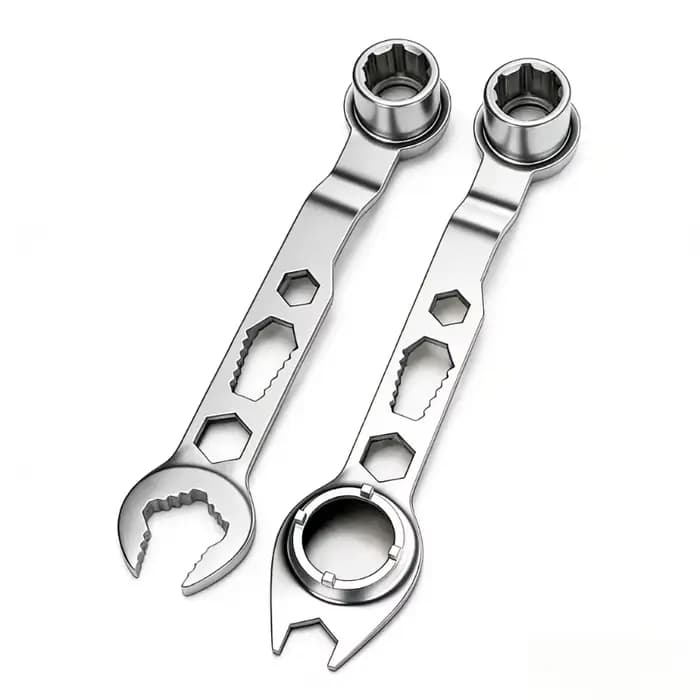 Clé multifonction robuste pour meuleuse d'angle