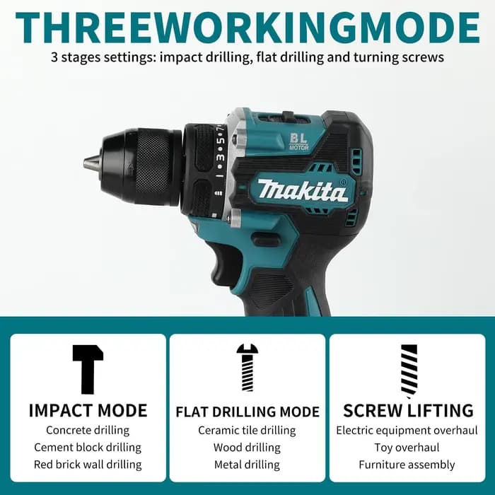 Perceuse à percussion Makita DDF487 pour usage domestique