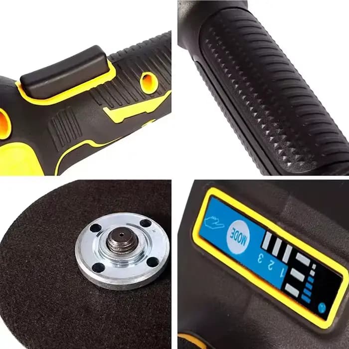VILASTING M14 meuleuse d'angle électrique sans brosse 100MM/125MM outil de coupe du bois vitesse Variable pour Makita 20v batterie broche