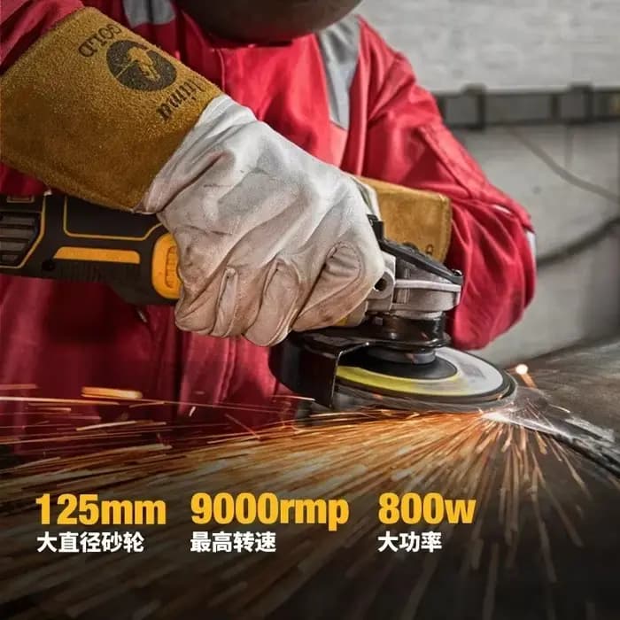 DEWALT DCG406 Meuleuse d'angle à tête plate 125 mm