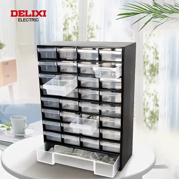 Armoire de rangement d'outils DELIXI ELECTRIC à 33 compartiments