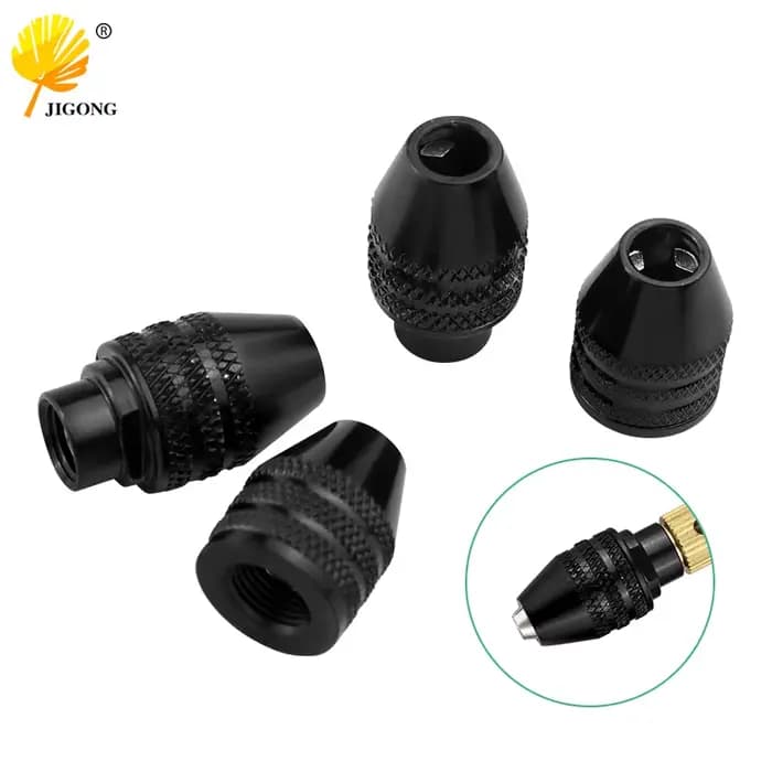 Mandrin JIGONG pour outils M7x0.75 M8x0.75, mini-mandrin universel de meulage, pince de serrage réglable 0.3 x 3.2 mm pour meuleuse électrique
