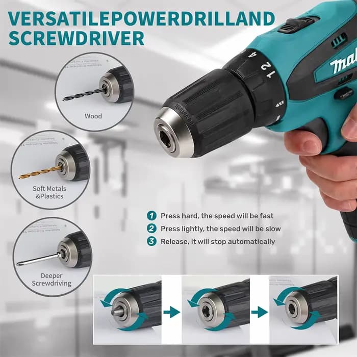 Perceuse-visseuse sans fil Makita DF330D 10