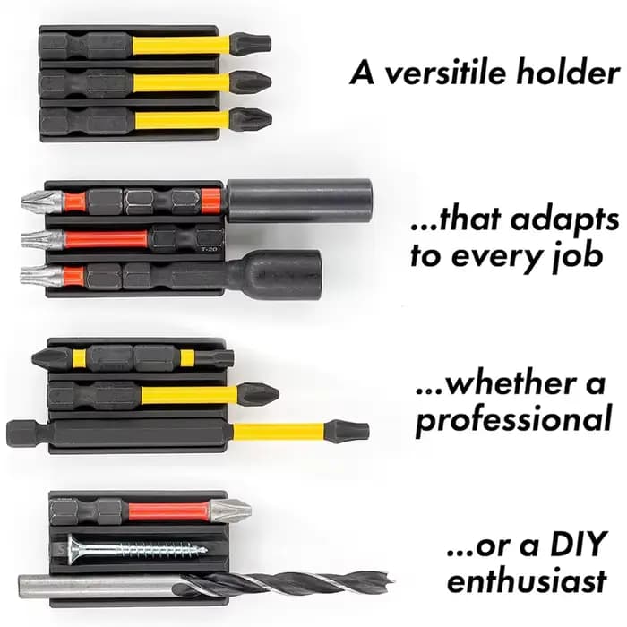Support magnétique pour embouts de perceuse à percussion et perceuses électriques Dewalt/Milwaukee – Accessoires pour
