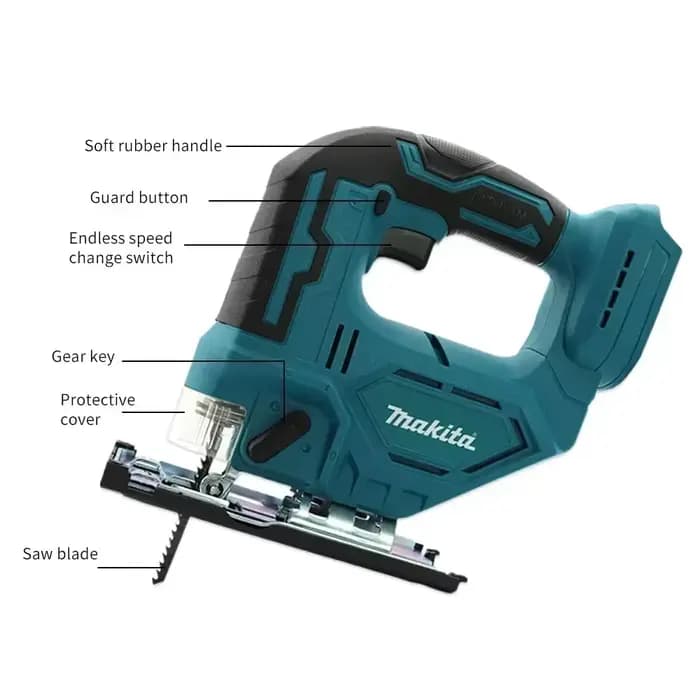Scie sauteuse électrique sans fil Makita DJV182 340W avec lame de scie