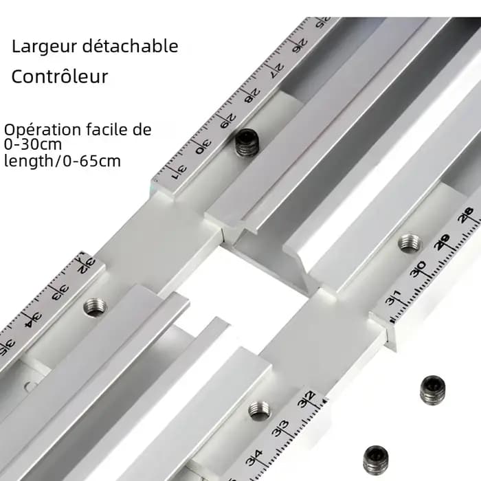 Rail de guidage de scie multifonctionnel