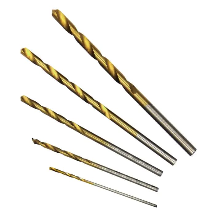 50pc Titane Plaqué Twist Drill Set 1-3mm Petit Foret Perceuse Électrique