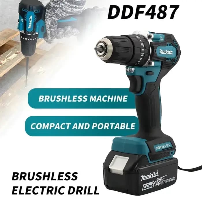 Makita DDF487 Perceuse-visseuse électrique sans fil 18V