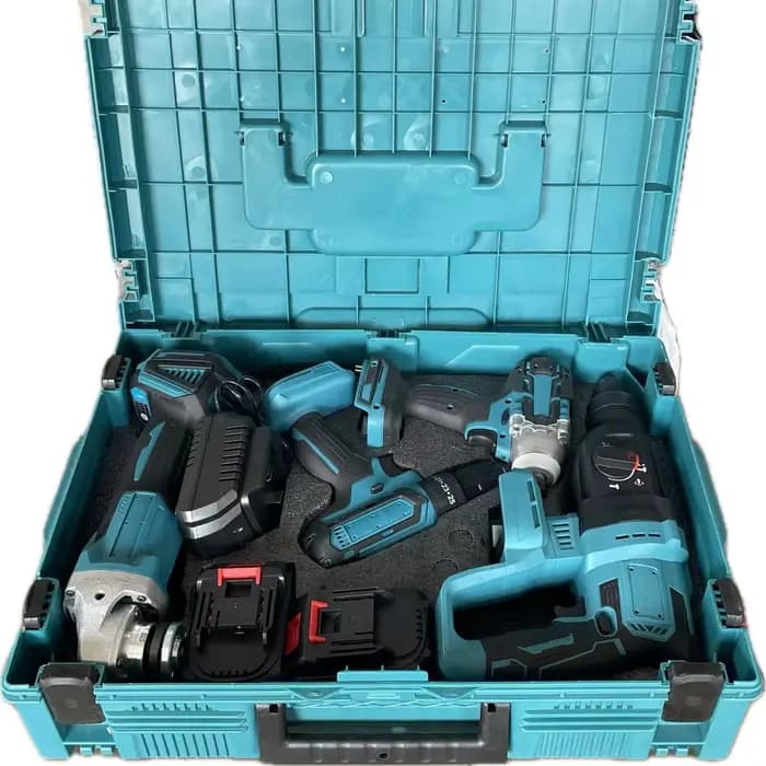 Ensemble d'outils électriques sans fil 20V 6-en-1 8-en-1 multifonctionnel avec perceuse