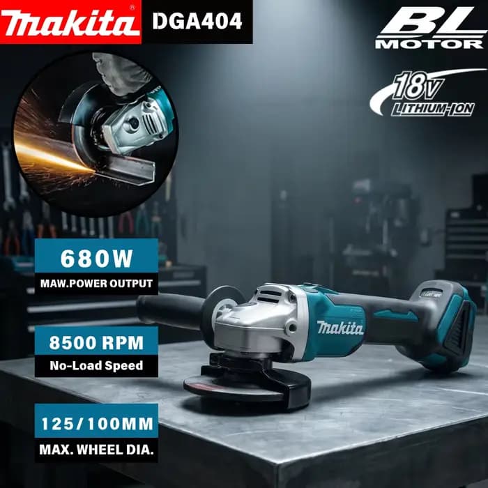 Meuleuse d'angle sans fil MAKITA DGA404 18V