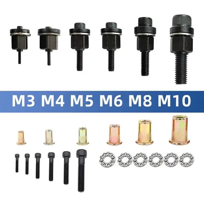 Adaptateur de perceuse à écrou de Rivet M3 M4 M5 M6 M8 M10 M12