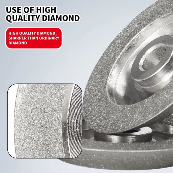 3 "78mm Diamant Meule Cutter Meuleuse Cercle Affûteuse Disque Carbure Métal Tungstène Acier Fraise