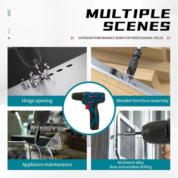 Perceuse sans fil Bosch GSR120 durable