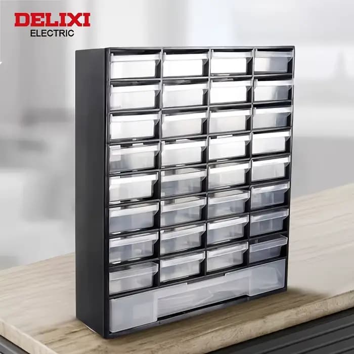 Armoire de rangement d'outils DELIXI ELECTRIC à 33 compartiments