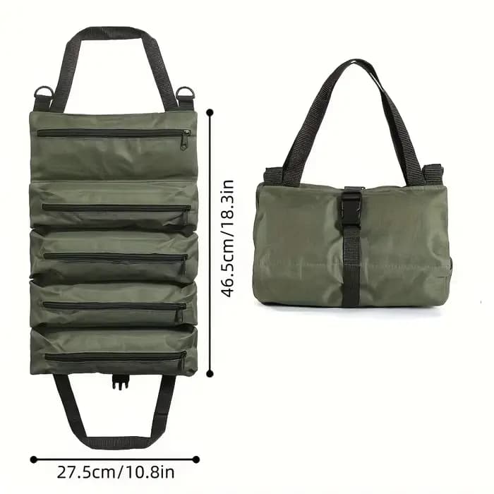 Sac à outils en rouleau de toile polyvalent