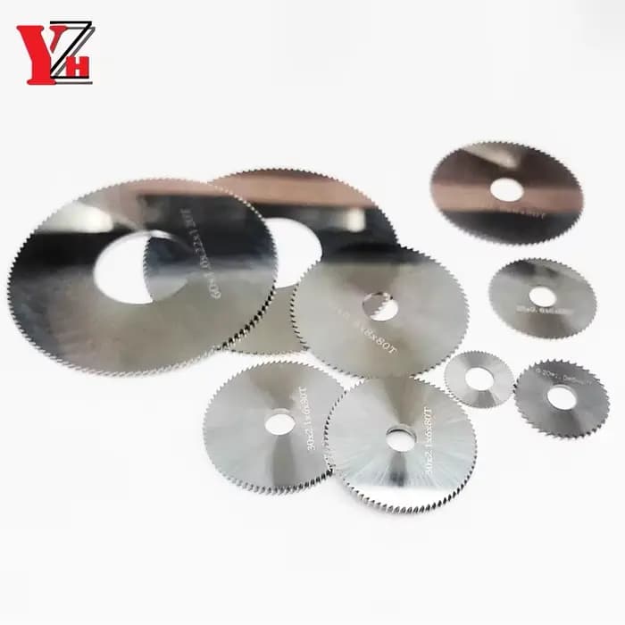 YZH lame de scie circulaire fraisage outil de coupe 10mm 13mm 16mm 20mm 25mm 40mm 45mm 50mm épaisseur H0.2-H4mm CNC pour l'acier